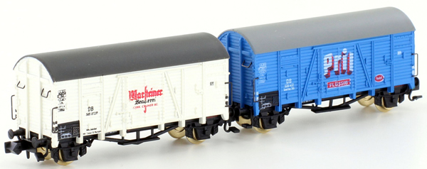 Kato HobbyTrain Lemke H24912 - 2pc Oppeln Gmrhs30 DB Pril / Warsteiner Set
